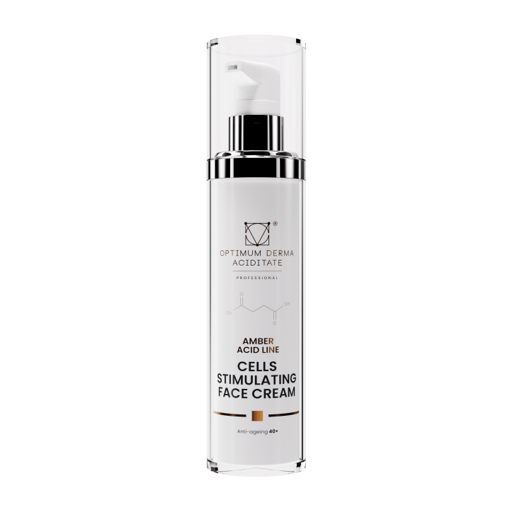 JAUNINAMASIS VEIDO KREMAS 40+ SU GINTARO RŪGŠTIMI IR PEPTIDAIS, 50 ML